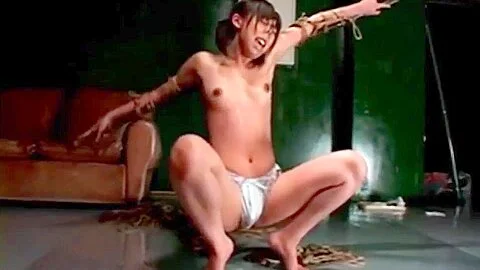 Jap teen 18+ Tied Flogged And Spanked With Wet