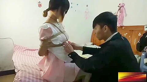 Chinese Beauty Ball Gagged