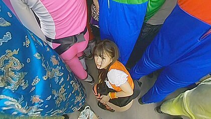 Halloween Chikan Vr – Cute Japnaese Babe Taken On The Train