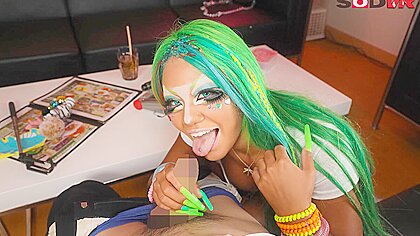 A Real-gal Hooker With Dark Skin You Can Fuck At Karaoke – Japanese Alt-girl With Wild Hair