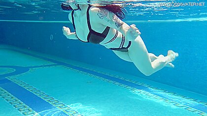 Russias Hottest Pornstar In The Pool With Laura Dickens