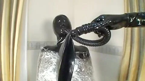 Japanese Rubber Girl Breathplay W/ Rebreather Bag