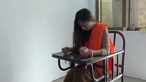 Chinese Girl At Jail