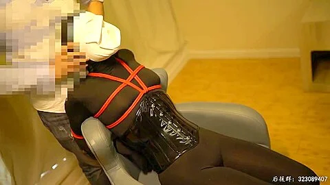 Chinese Breathplay Nylon Catsuit Bondage