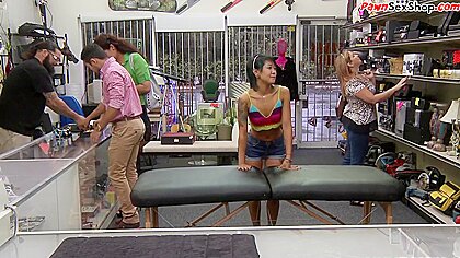 Pawnshop Asian Pov Fucked In Pawnshop Office After Throating