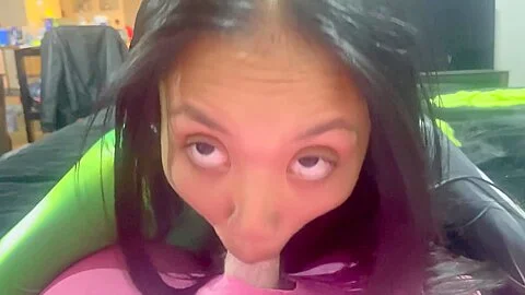 Brat Vs Master Rope Challenge Part 2 (throat Fuck)