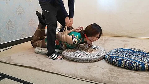 Xuena, Black Silk Cheongsam, Cloth Shoes