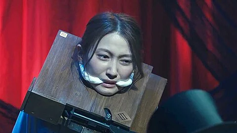 Japanese Woman And Two Men Cleave Gagged