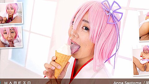 Vanila Ice Cream And Sperm Creampie For – Anna Saotome