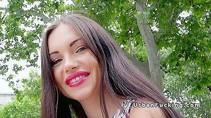 Beautiful Russian Babe Bangs In Bushies