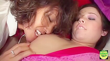 Gorgeous Asian Babe In Stockings Skips Work To Work On Her Wet Horny Girlfriend