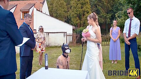 Shy Bride With Natural Tits Is Fucked Roughly In Front Of Everyone In Public 17 Min